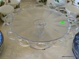 (DR) CAKE STAND- 12 IN DIA X 4 IN IS SOLD AS IS WHERE IS WITH NO GUARANTEES OR WARRANTY. NO REFUNDS