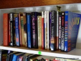 (OFFICE) 3 SHELVES OF A MIXTURE OF BOOKS ON ASTROLOGY AND PHENOMENA, ITEM IS SOLD AS IS WHERE IS