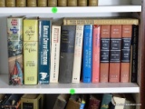 (OFFICE) SHELF LOT OF BOKS ON THE CIVIL WAR- 6 VOLUMES BY BRUCE CATTON, ITEM IS SOLD AS IS WHERE IS