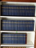 (OFFICE) TOP 3 SHELVES OF BOOKS CONSISTING OF 60 VOLUMES OF THE 1900 EDITION OF THE WORLD'S GREATEST