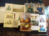 (OFFICE) PORTFOLIO OF VARIOUS PICTURES, PRINTS AND EARLY ENGRAVINGS- 50+, ITEM IS SOLD AS IS WHERE
