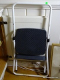 (OFFICE) COSCO STEP STOOL, ITEM IS SOLD AS IS WHERE IS WITH NO GUARANTEES OR WARRANTY. NO REFUNDS OR