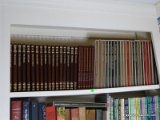 (OFFICE) TOP SHELF OF BOOKS CONTAINING 17 VOLUMES OF TIME LIFE SERIES ON THE OLD WEST, 6 VOLUMES ON