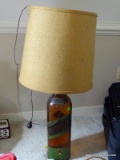 (MBED) LARGE JOHNNY WALKER BOTTLE LAMP- 37 IN IS SOLD AS IS WHERE IS WITH NO GUARANTEES OR WARRANTY.