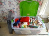 (BED1) TUB LOT OF CHRISTMAS ITEMS AND GIFT ITEMS, ITEM IS SOLD AS IS WHERE IS WITH NO GUARANTEES OR