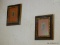 (STAIRS) PR.OF FRAMED MEZZOTINTS IN BLACK AND GOLD FRAMES-11 IN X 14 IN- HAS ORIGINAL PRICE ON BACK