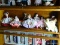 (UPBED 1) SHELF LOT OF 8 MADAME ALEXANDER DOLLS FROM LITTLE WOMEN SERIES- 7 IN H,ITEM IS SOLD AS IS