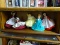 (UPBED) SHELF LOT OF 5 MADAME ALEXANDER DOLLS- SMALLEST- 7 IN- LARGEST- 9 IN, ITEM IS SOLD AS IS
