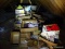 (UPBED 2) ATTIC LOT- LOT INCLUDES VERY LARGE AMOUNT OF YARN AND CLOTH FABRIC,ITEM IS SOLD AS IS