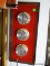 (FAM) BAROMETER- 8 IN X 18 IN, ITEM IS SOLD AS IS WHERE IS WITH NO GUARANTEES OR WARRANTY. NO