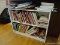 (KIT) WHITE PAINTED 2 TIER BOOKSHELF. MEASURES 36 IN X 10 IN X 28 IN. ITEM IS SOLD AS IS WHERE IS