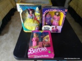(UPBED 1) 3 DOLLS IN ORIGINAL BOXES- BARBIE PILTO, SNOW WHITE AND THE OSMONDS, ITEM IS SOLD AS IS