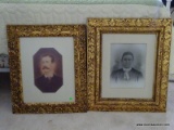 (UPBED 1) PR. OF FRAMED AND MATTED PORTRIIATS OF MR. AND MRS. CHESTER NORVEL PTTS, JR. OF CAROLINE