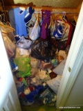 (UPBED 2) CLOSET LOT OF YARN, ITEM IS SOLD AS IS WHERE IS WITH NO GUARANTEES OR WARRANTY. NO REFUNDS