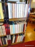 (FAM) 3 SHELVES OF 33 RPM RECORDS OF VARIOUS GENRE- POPS, RAGTIME, BROADWAY, ETC., ITEM IS SOLD AS