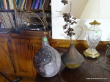 (FAM) 2 ART POTTERY VASES- 11 IN X 13 IN, ITEM IS SOLD AS IS WHERE IS WITH NO GUARANTEES OR