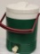 IGLOO GREEN 2 GALLON WATER JUG. ITEM IS SOLD AS IS WHERE IS WITH NO GUARANTEES OR WARRANTY, NO