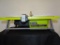 RYOBI 7IN 4.8AMP TABLETOP WET TILE CUTTER SAW. ITEM IS SOLD AS IS WHERE IS WITH NO GUARANTEES OR