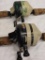 ZEBCO 404 66IN L AND 808 72IN L ROD AND REELS. ITEM IS SOLD AS IS WHERE IS WITH NO GUARANTEES OR