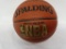 SPALDING GRIP CONTROL 28.5 BASKETBALL. ITEM IS SOLD AS IS WHERE IS WITH NO GUARANTEES OR WARRANTY,