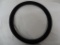 BLACK STEERING WHEEL COVER. ITEM IS SOLD AS IS WHERE IS WITH NO GUARANTEES OR WARRANTY, NO REFUNDS