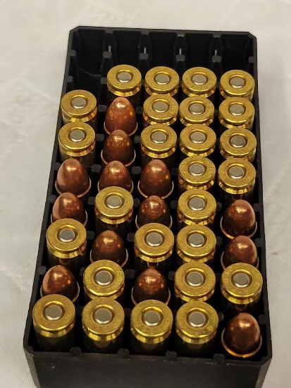 LOT OF 39 9MM LUGER CARTRIDGES. ITEM IS SOLD AS IS WHERE IS WITH NO GUARANTEES OR WARRANTY, NO