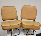 B&M BRANDED JON BOAT SEATS. ITEM IS SOLD AS IS WHERE IS WITH NO GUARANTEES OR WARRANTY, NO REFUNDS