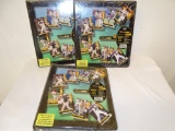 BRAND NEW SET OF 3 ULTRA PRO BASEBALL CARD BINDERS W/ SLEEVES. ITEM IS SOLD AS IS WHERE IS WITH NO