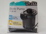 INTEX ELECTRIC PUMP 110 - 120V AC. ITEM IS SOLD AS IS WHERE IS WITH NO GUARANTEES OR WARRANTY, NO