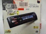 SONY CDX-GT35UW CAR CD PLAYER W/ USB AND AUX CAPABILITIES. ITEM IS SOLD AS IS WHERE IS WITH NO