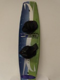 STILLETO BY LUNATIC WAKEBOARD. MEASURES APPROX. 54 IN L. ITEM IS SOLD AS IS WHERE IS WITH NO