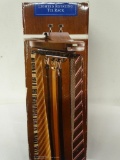 BRAND NEW BED BATH & BEYOND LIGHTED ROTATING TIE RACK. ITEM IS SOLD AS IS WHERE IS WITH NO