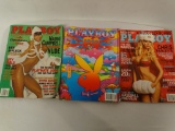 3 PLAYBOY MAGAZINES. JANUARY 2000, DECEMBER 1999 AND MAY 2008. ITEM IS SOLD AS IS WHERE IS WITH NO