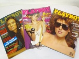 3 PLAYBOY MAGAZINES. JANUARY 2003, NOVEMBER 1987 AND APRIL 2000. ITEM IS SOLD AS IS WHERE IS WITH NO