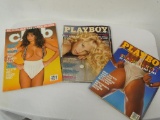 2 PLAYBOY MAGAZINES FEBRUARY 1983 AND JULY 1987. CLUB MAGAZINE JANUARY 1989. ITEM IS SOLD AS IS