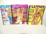 3 UNOPENED PLAYBOY MAGAZINES STILL IN THE PLASTIC. MARCH, APRIL AND MAY 2000. ITEM IS SOLD AS IS