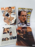 PENTHOUSE MAGAZINE JULY 1992, PLAYBOY MAGAZINE MAY 2006(NO COVER), SEPTEMBER 2004 AND MAY 2001(NO