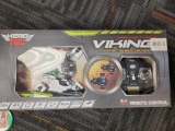 VIKING 4-CH RC QUADCOPTER W/ REMOTE CONTROL. ITEM IS SOLD AS IS WHERE IS WITH NO GUARANTEES OR
