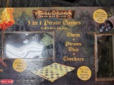PIRATES OF THE CARIBBEAN DEAD MAN'S CHEST 3 IN 1 PIRATE GAMES. ITEM IS SOLD AS IS WHERE IS WITH NO