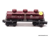 O GAUGE LIONEL MONX 5410 TANKER CAR. MEASURES 8 IN LONG. ITEM IS SOLD AS IS WHERE IS WITH NO