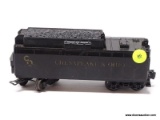 LIONEL CHESAPEAKE & OHIO COAL TENDER. MEASURES 7.75 IN LONG. ITEM IS SOLD AS IS WHERE IS WITH NO