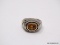 .925 STERLING SILVER LADIES BRANDY TOPAZ RING SIZE 6; WEIGHS 7.9 GM