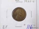 1925-S EXTRA FINE LINCOLN CENT