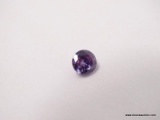 3.97 CT ROUND PURPLE SAPPHIRE; MEASURES 8 X 5