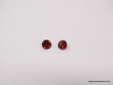 1.12 CT ROUND GARNETS; MEASURES 5 X 3