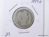 1897-O BARBER QUARTER-KEY DATE