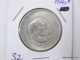 1954-S GEM UNCIRCULATED WASHINGTON CARVER HALF DOLLAR.