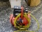 (R1) CENTRAL PNEUMATIC AIR COMPRESSOR WITH 100 MAX PSI AND 1/3 HP. HAS A 3 GALLON CAPACITY AND IS