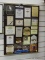 (R1) WINE ADVERTISING PRINT WITH A BRASS FRAME. MEASURES 19 IN X 26 IN. ITEM IS SOLD AS IS WHERE IS