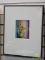 (R1) FRAMED STILL LIFE PRINT WITH WHITE MATTING. IS IN A SILVER TONE FRAME AND MEASURES 11 IN X 14